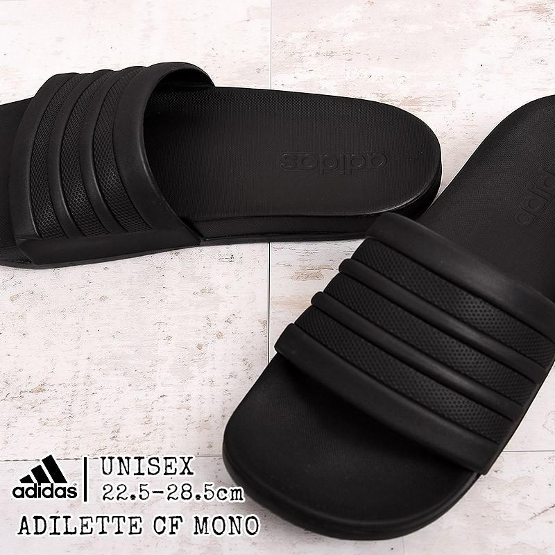 adilette cf mono black