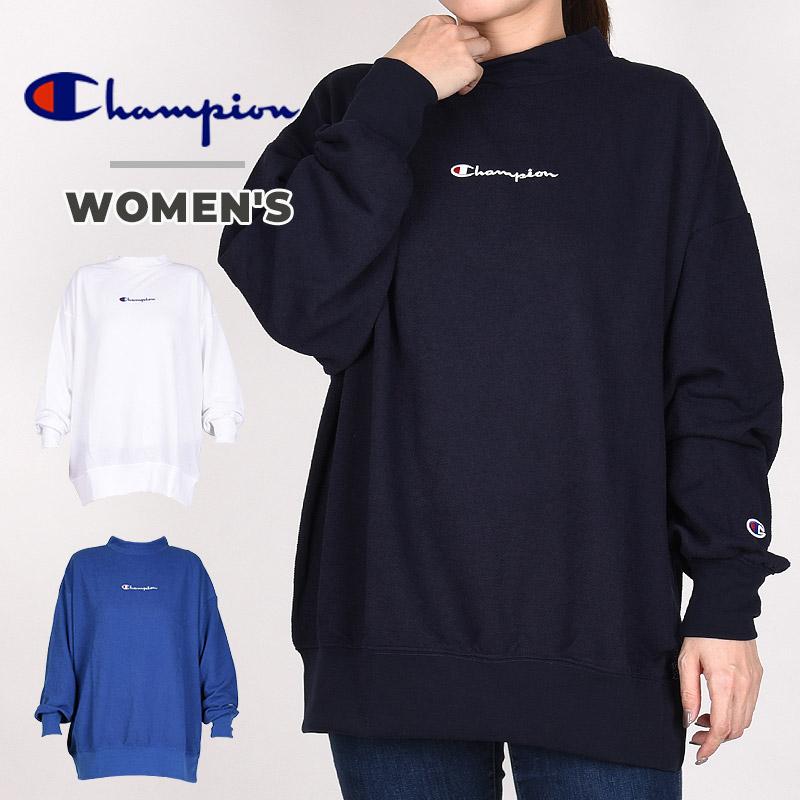 チャンピオン Champion トレーナー スウェット カジュアル ウエア ファッション トップス スリット Mock Neck Slit Shirt Cw Rs004 白 紺 青 Cw Rs004 Sports アイビー 通販 Yahoo ショッピング