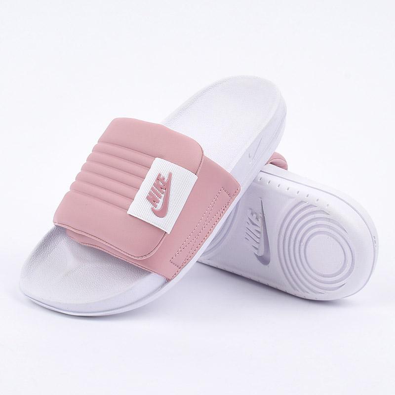 NIKE　白　ピンク　スポーツサンダル NIKE（ナイキ） スポーツサンダル オフコート アジャスト スライド