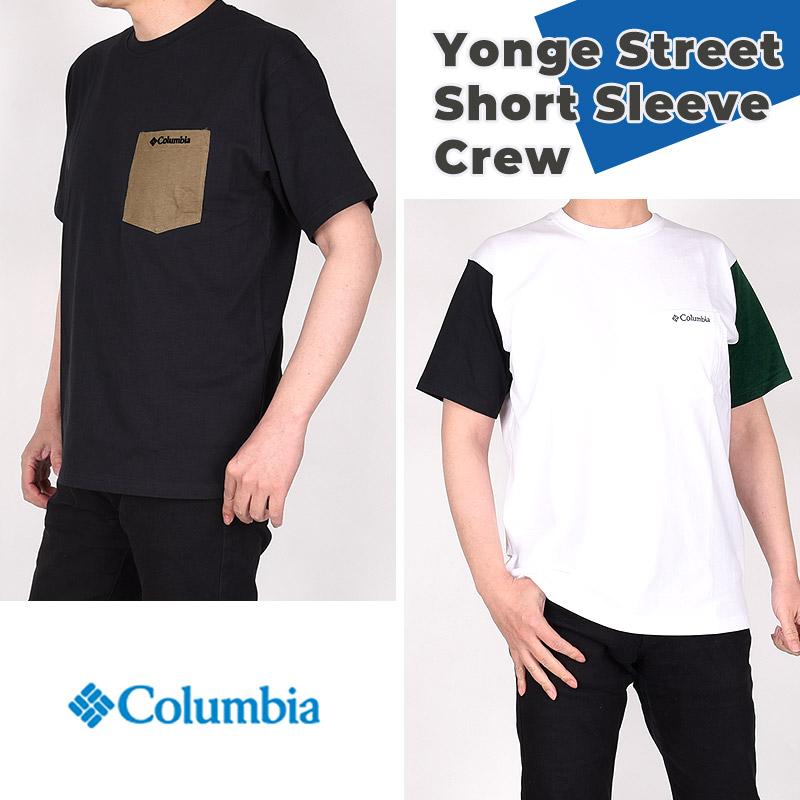 コロンビア columbia メンズ Tシャツ 半袖 カジュアル トップス UVカット クルーネック ヤングストリートショートスリーブクルー XE1769 012 103 黒 白｜sportsivy｜04