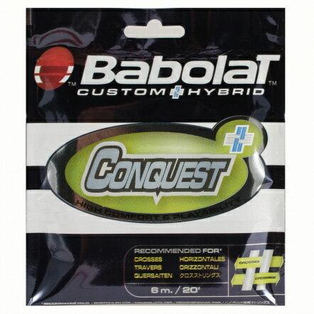 『即日出荷』 Babolat バボラ 「CONQUEST＋ 125 コンクエスト125/17 カスタムハイブリッド　6mハーフ　BA12715」硬式テニスストリング ガット｜sportsjapan