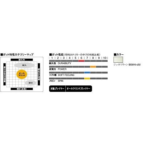 GOSEN ゴーセン 「バイオガットバイオアーメット JG　110mロール　bs8101」バドミントンストリング ガット [ポスト投函便対応]『即日出荷』｜sportsjapan｜02