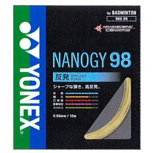 『即日出荷』 YONEX ヨネックス 「NANOGY98 ナノジー98 NBG98」バドミントンストリング ガット｜sportsjapan