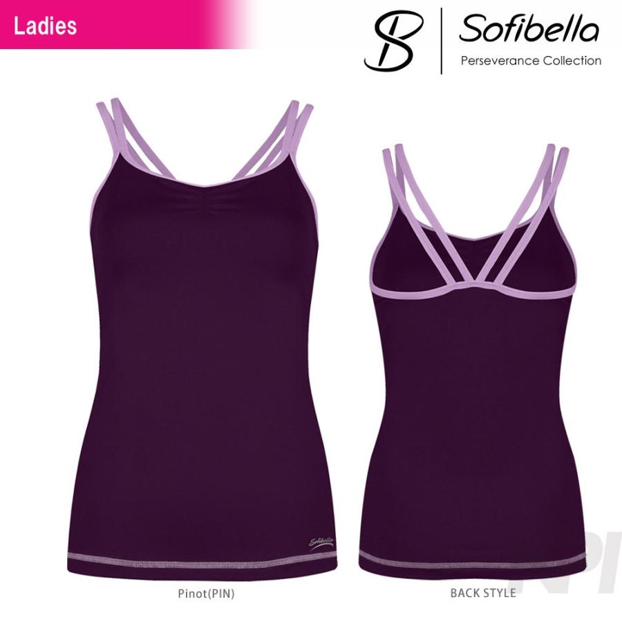 『即日出荷』Sofibella ソフィベラ 「Perseverance Collection パーシヴィアレンスコレクション 　Athletic Cami Top PE1424」テニスウェア「SS」｜sportsjapan