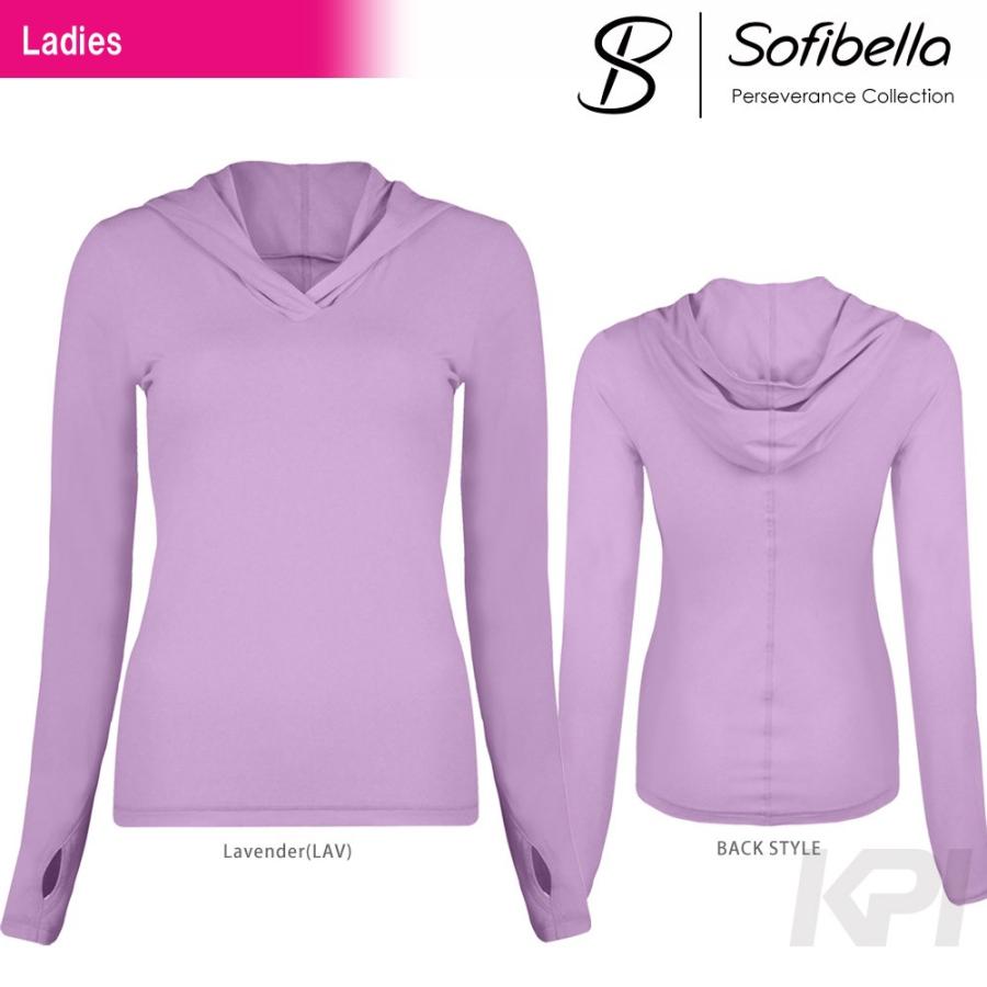 『即日出荷』Sofibella ソフィベラ 「Perseverance Collection パーシヴィアレンスコレクション 　Hoodie Long Sleeve PE1508」テニスウェア「SSウェア」｜sportsjapan