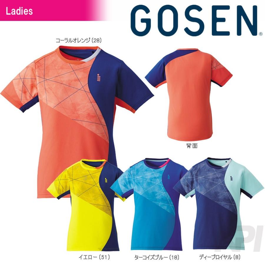 GOSEN ゴーセン 「レディース ゲームシャツ T1706」テニスウェア「2017SS」｜sportsjapan