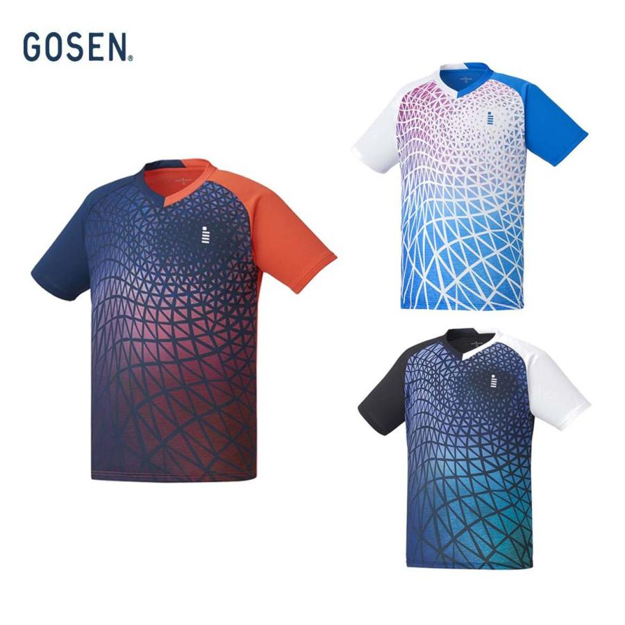 売却 SALE 80%OFF ゴーセン GOSEN テニスウェア ユニセックス ゲームシャツ T2202 2022SS necksaw.click necksaw.click