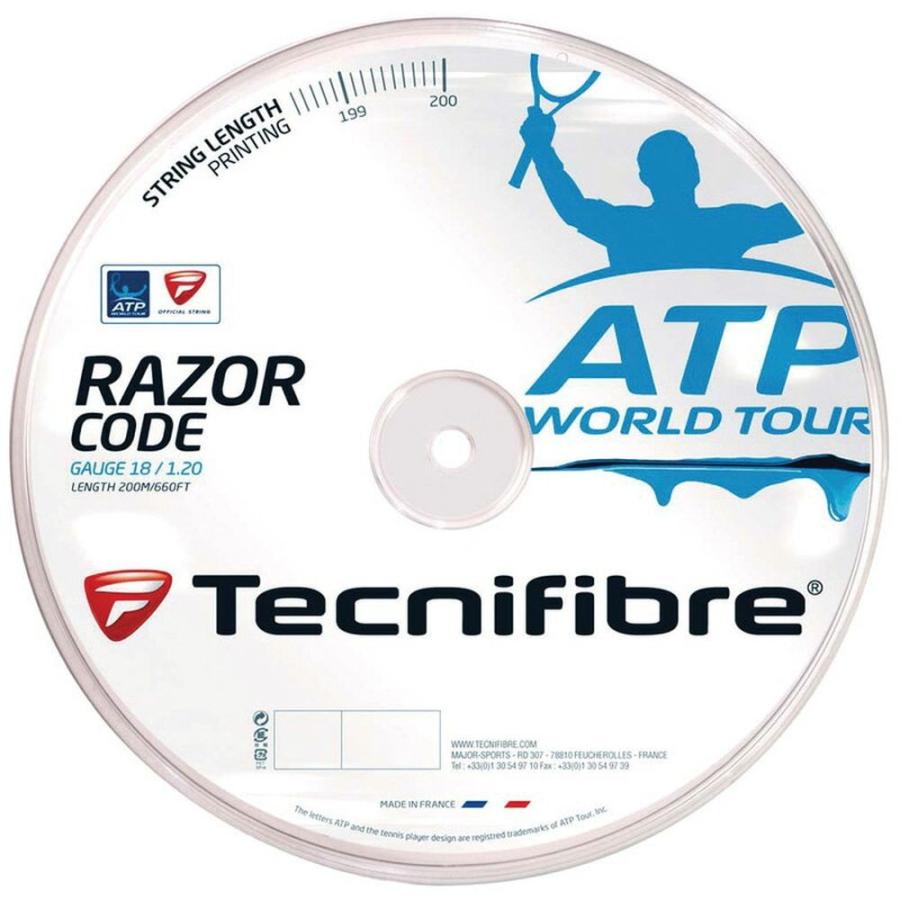 Tecnifibre テクニファイバー 「RAZOR CODE 1.20 レーザーコード1.20 200mロール TFR513」テニスストリング ガット｜sportsjapan