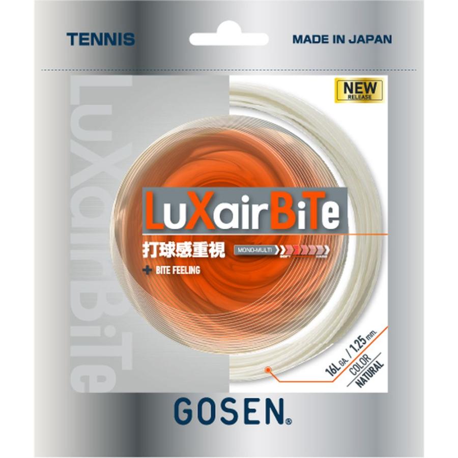 ゴーセン GOSEN テニスガット・ストリング ラクシア バイト LuXairBiTe 16L ナチュラル TSLXB1NA『即日出荷』  :TSLXB1NA:SPORTS JAPAN - 通販 - 
