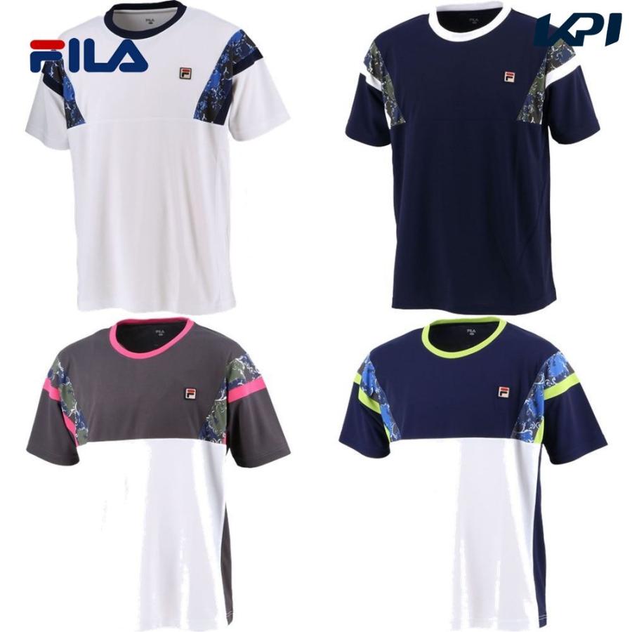 フィラ Fila テニスウェア メンズ ゲームシャツ Vm5495 fw Vm5495 Kpiプラス 通販 Yahoo ショッピング