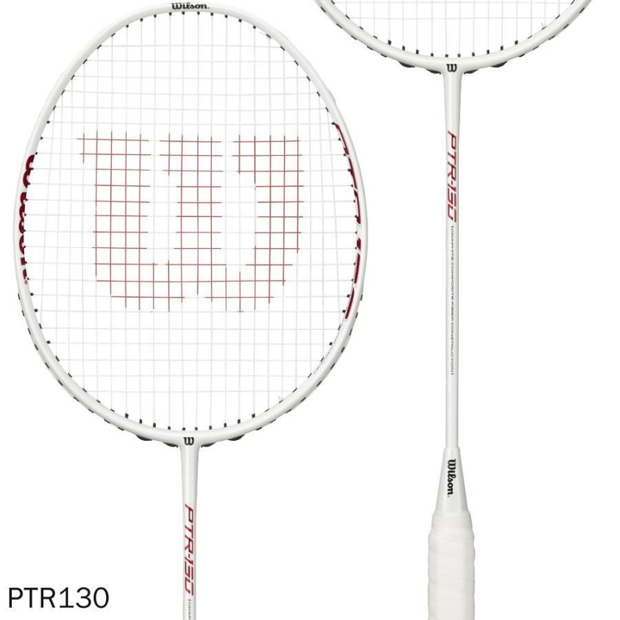 ウイルソン Wilson バドミントンバドミントンラケット  パフォーマンストレーニングラケット PTR130 ＆ PTR150 2本SET ガット張り上げ済み WRT880306｜sportsjapan｜02