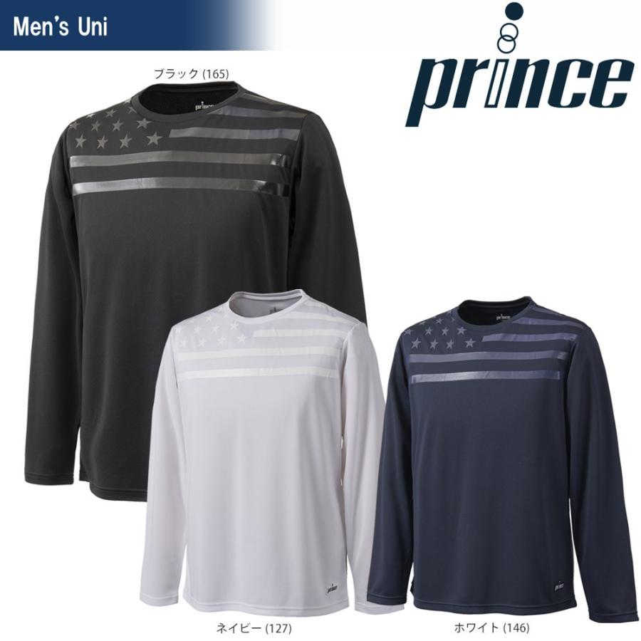 プリンス Prince テニスウェア ユニセックス ロングスリーブシャツ WU8006 2018SS [ポスト投函便対応]『即日出荷』｜sportsjapan