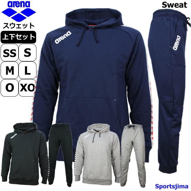 アリーナ スウェット 上下 メンズ トレーニングウェア パーカー Arn5300 Arn5301p 3カラー セットアップ 吸汗速乾 Arena Sweat スポーツ島 通販 Yahoo ショッピング