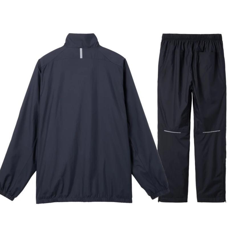 新品デサント ウインドプレーカー上下セット セットアップ 裏起毛　Mサイズ　黒 DESCENTE（デサント）裏起毛ウィンドブレーカー上下セット