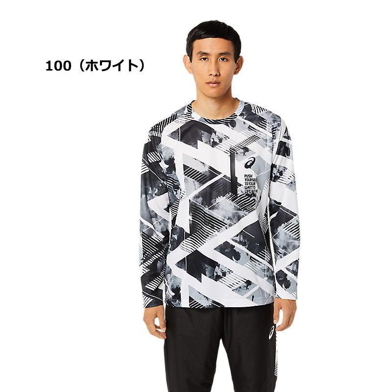 ASICS アシックス メンズ シャツ 長袖 Tシャツ 丸首 ランニング ASICS アシックス メンズ シャツ 長袖 Tシャツ 丸首 ランニング