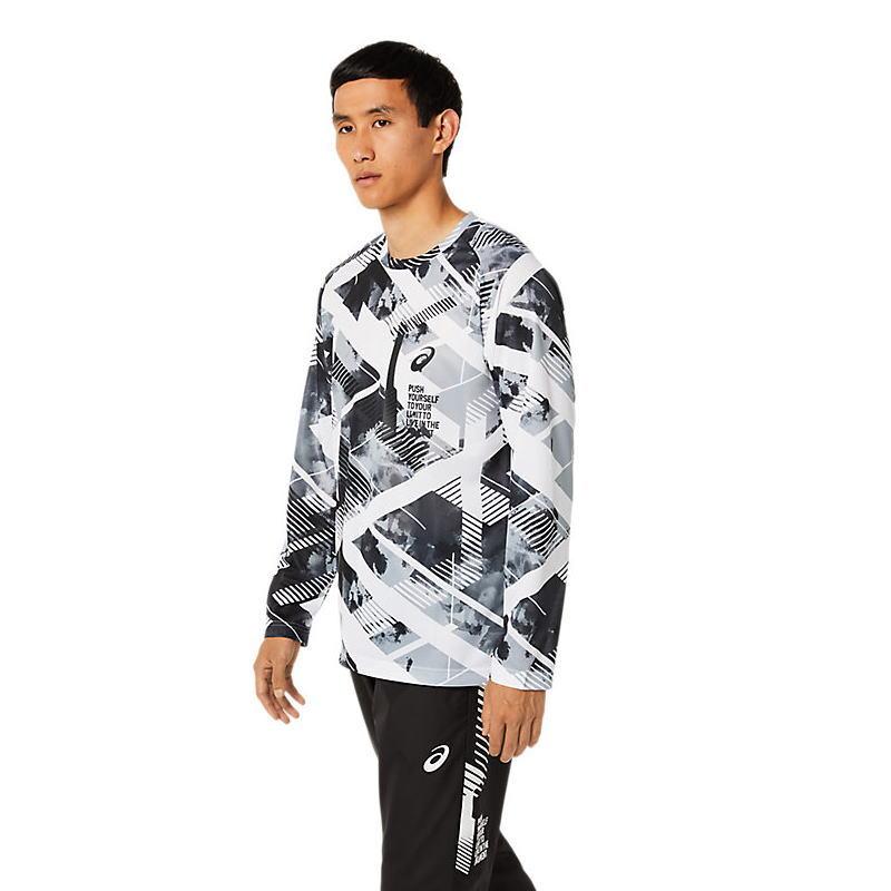 ASICS アシックス メンズ シャツ 長袖 Tシャツ 丸首 ランニング ASICS アシックス メンズ シャツ 長袖 Tシャツ 丸首 ランニング