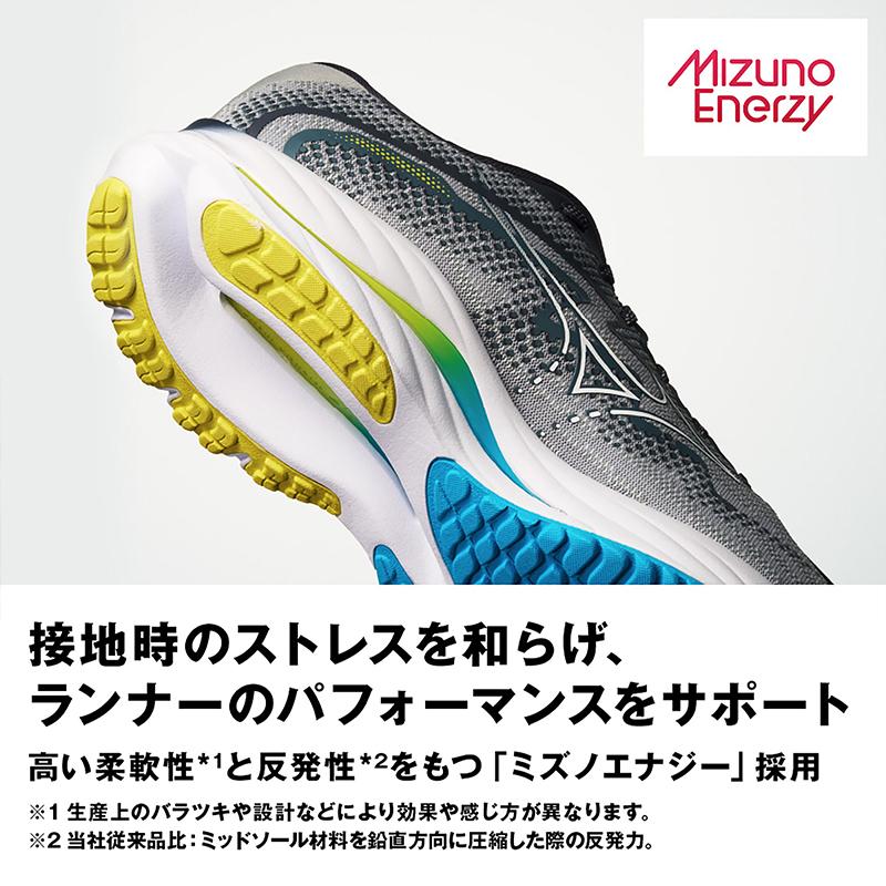 ミズノ シューズ ランニングシューズ メンズ ウエーブライダー27 J1GC2303 MIZUNO 靴 2E相当 通気性 軽量 ランニング 陸上 通学 通勤 ビジネス｜sportsjima｜16