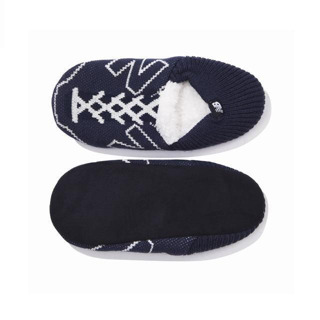 New Balance（ニューバランス） ルームシューズ もこもこ スニーカー柄