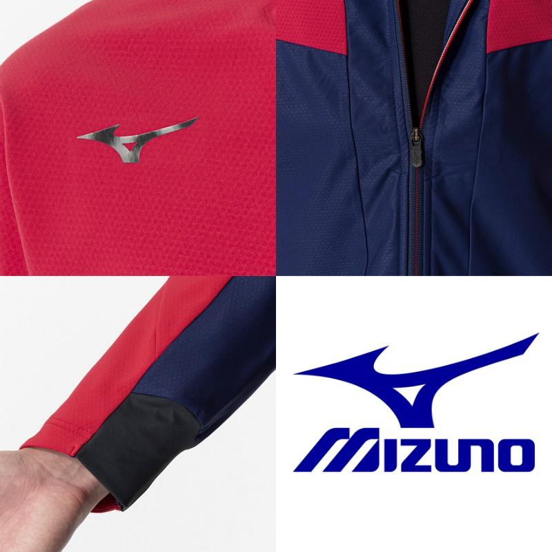 ミズノ MIZUNO テックシールド ジャケット 上 ジャージ ウォームアップ スポーツウェア メンズ｜sportskym｜08