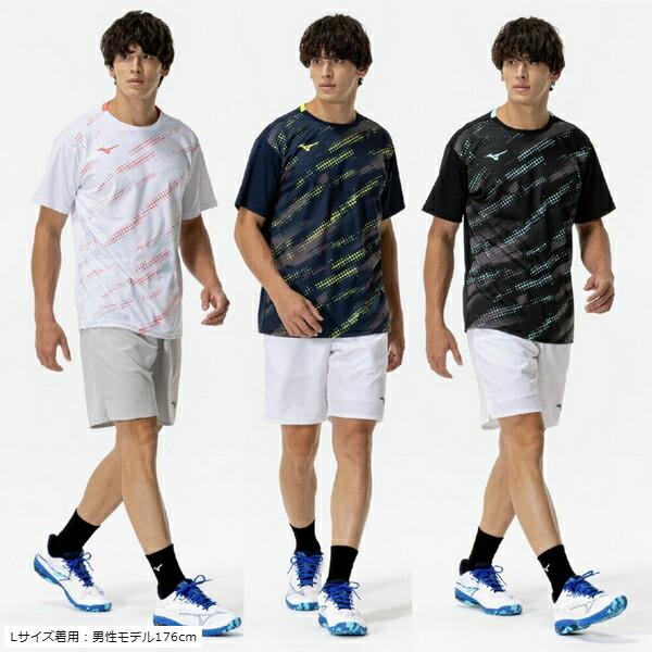 MIZUNO（ミズノ） ゲームシャツ ユニホーム 半袖 上 テニス