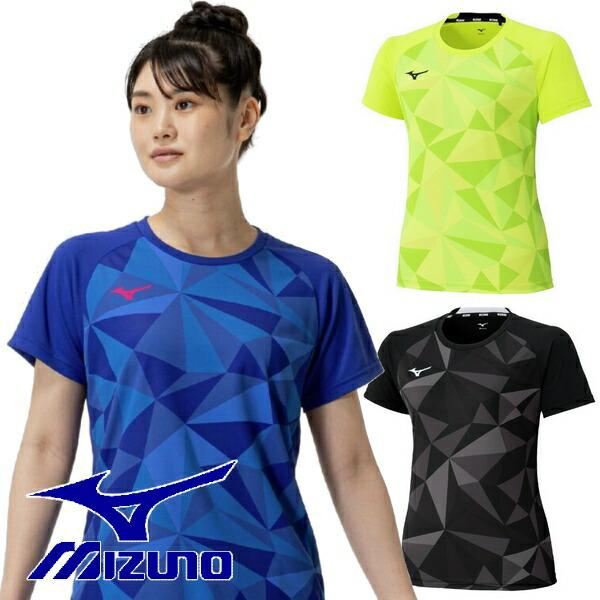 MIZUNO（ミズノ） レディース ゲームシャツ ユニホーム 半袖 上 テニス
