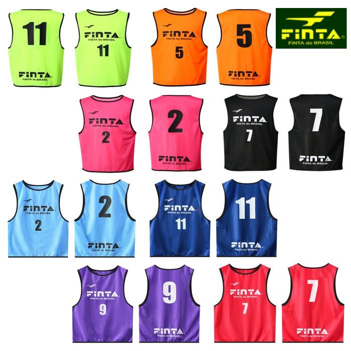 ☆FINTA☆ 美品　ビブス 10枚セット FINTA（フィンタ） ビブス 10枚セット 番号付き サッカー ウェア