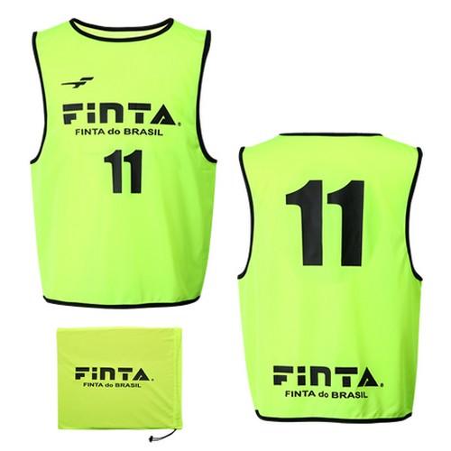 ☆FINTA☆ 美品　ビブス 10枚セット FINTA（フィンタ） ビブス 10枚セット 番号付き サッカー ウェア