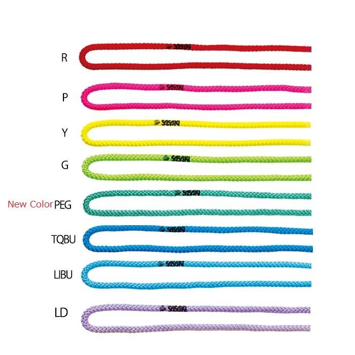 Sportsheart スポーツハートsasaki ササキ カラーナイロンロープ 縄 検定品 新体操ロープ 新体操用品 専門店