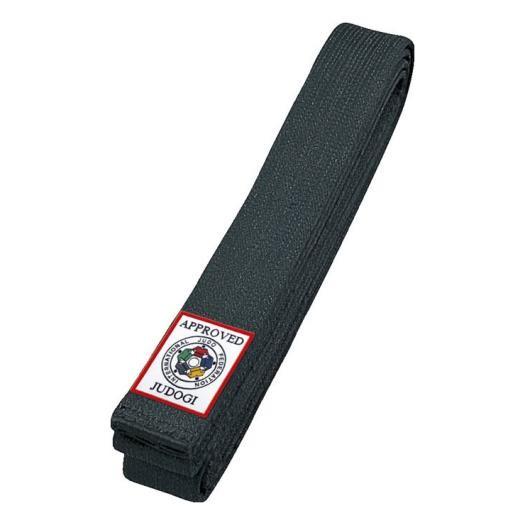ミズノ 黒帯 IJF公認マーク付 柔道帯（平織生地帯）黒帯 日本製