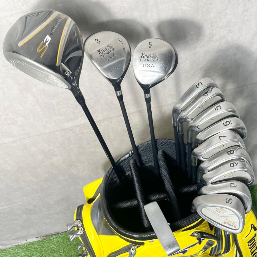 【貴重レフティ】コブラ キング スネーク ゴルフクラブセット 13本 メンズ 左 貴重レフティ】COBRA KING SNAKE ゴルフクラブセット 豪華13本