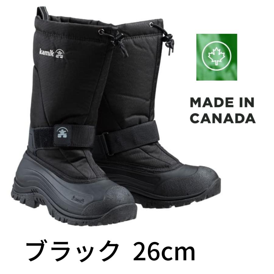 カミック グリーンベイ4 WIDE メンズ 26cm ブラック 黒 カナダ製 カミック グリーンベイ4 WIDE メンズ 26cm ブラック 黒 カナダ製