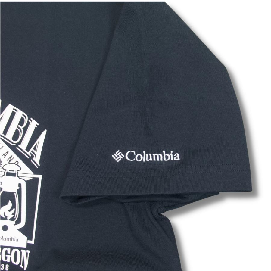 コロンビア メンズ Black-Lサイズ ヤハラフォレスト ショートスリーブTシャツ 半袖Tシャツ キャンピング グラフィック ブラック 黒 UPF UVカット 紫外線対策｜sportsmountain｜05