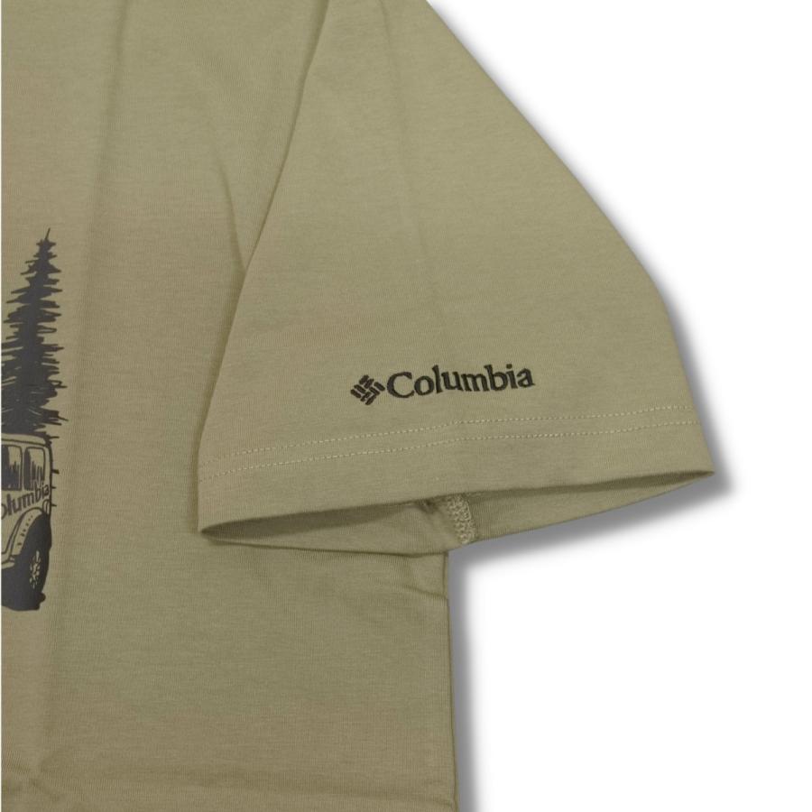コロンビア メンズ Creek-XLサイズ ヤハラフォレスト ショートスリーブTシャツ 半袖Tシャツ キャンプ グラフィック グリーン カーキ UPF UVカット 紫外線対策｜sportsmountain｜06