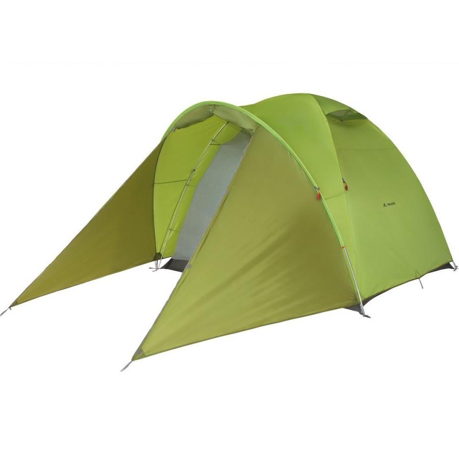 VAUDE - ファウデ 円蓋 カンポグランデ XT 3-4P 専用フットプリント 仕掛ける 3人用〜4人用 山登り装置 難民キャンプ 余暇 緑であること ドーム型テント-テント-アウトドア、キャンプ、登山