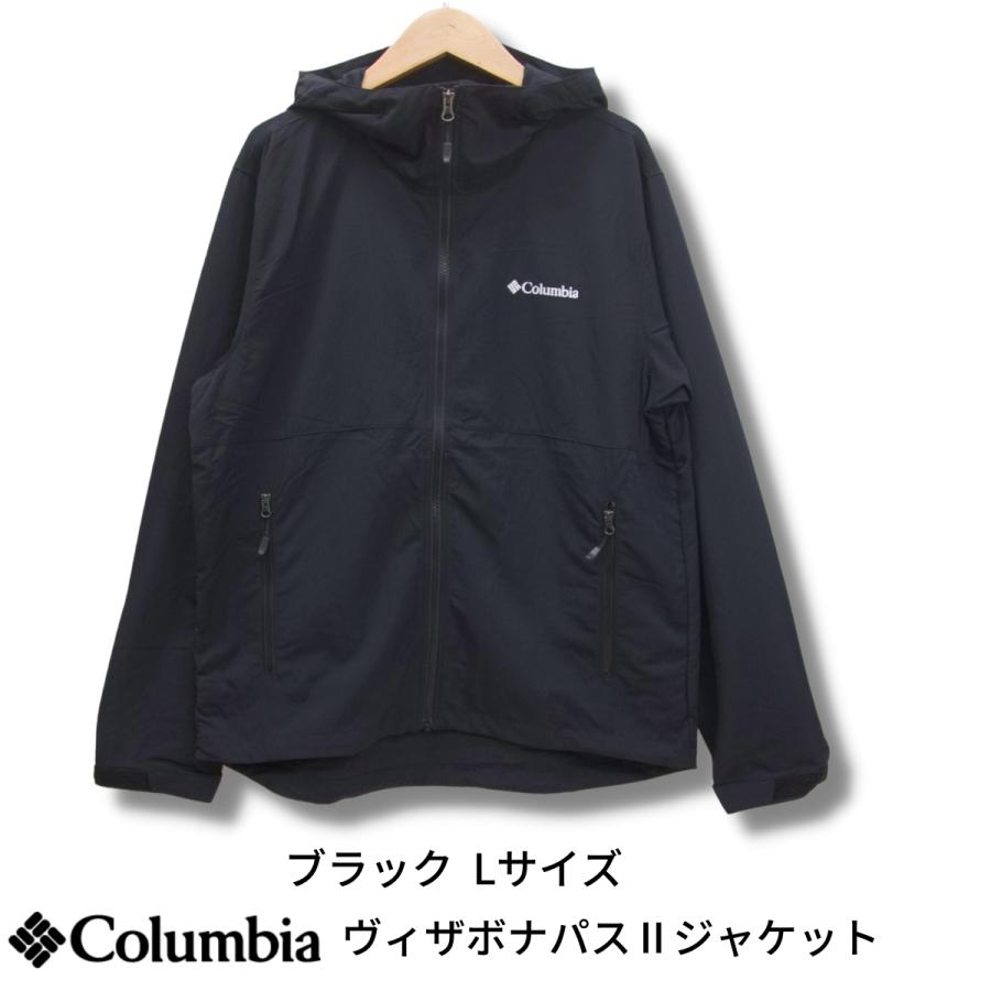 コロンビア メンズ Black-Lサイズ ヴィザボナパスIIジャケット 
