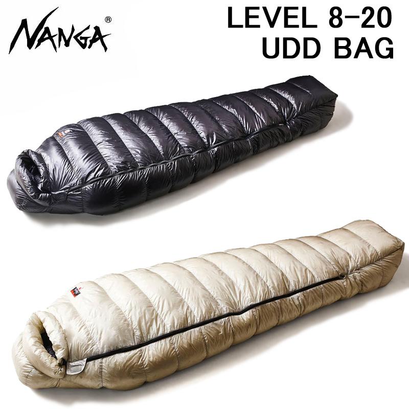 ナンガ レベル8-20 UDDバッグ シュラフ 寝袋 N1LU NANGA LEVEL8-20 UDD BAG  登山 レギュラーサイズ【送料無料】｜sportsparadise