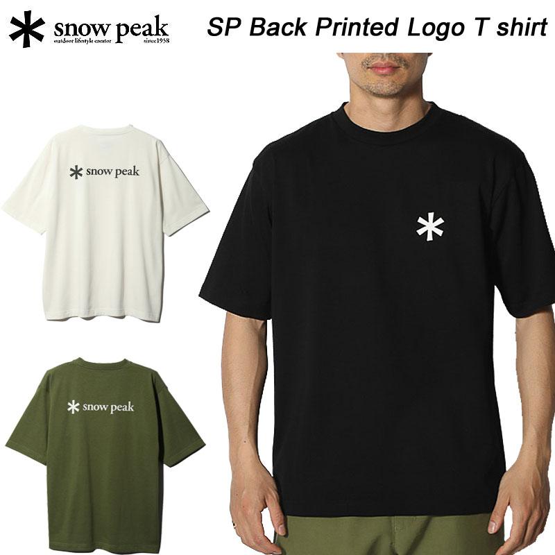 snow peak スノーピーク バックプリントロゴTシャツ SPE-TS