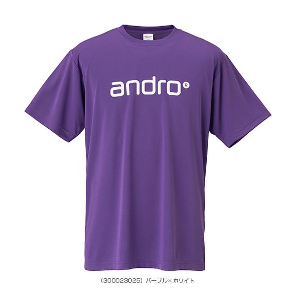 アンドロ 卓球ジュニアグッズ  アンドロ ナパティーシャツ 4／ANDRO NAPA T-SHIRTS IV／ジュニア（300023025／300023026／300023027）｜sportsplaza｜02