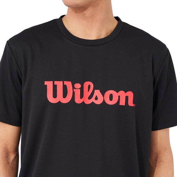 ウィルソン テニス・バドミントンウェア（メンズ/ユニ） ビッグロゴドライTシャツ／メンズ（412-240） :wil-412-240:スポーツプラザ  通販 