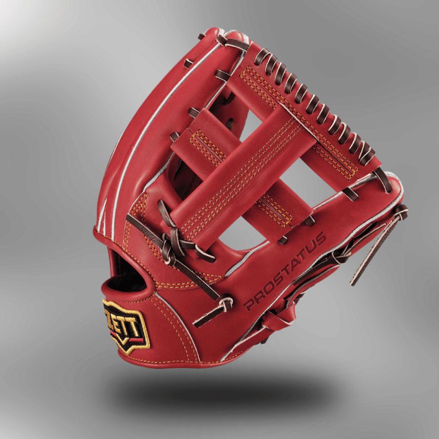 硬式グローブ プロステイタス ゼット 硬式グローブ 内野手用 吉川モデル ボルドー
