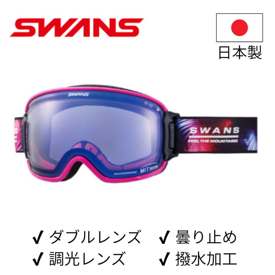 SWANS（スワンズ） ゴーグル RL-MDH-CMIT-BL ローズピンク RIDGELINE