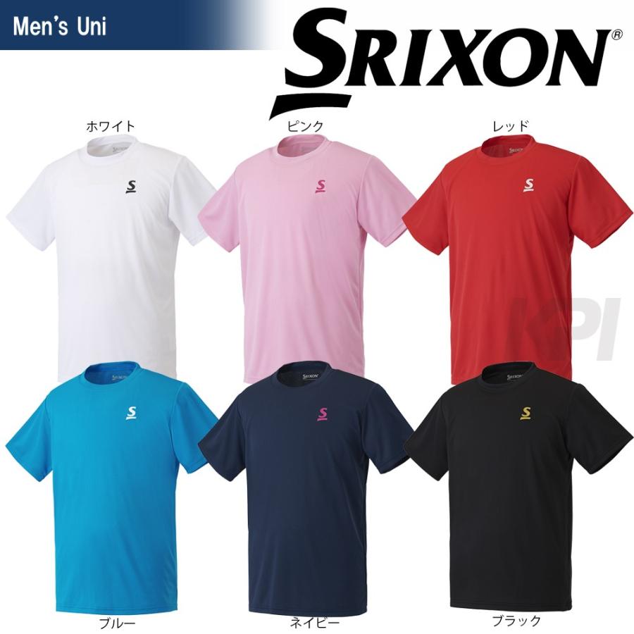 中古 SRIXON 【90％OFF】 スリクソン UNISEX CLUB LINE SDL-8603 テニスウェア 即日出荷 SSウェア Tシャツ