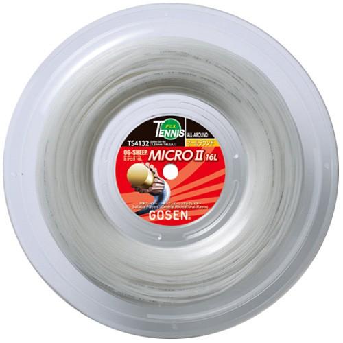 GOSEN ゴーセン 「オージーシープミクロII16L 220mロール」ts4132硬式テニスストリング ガット
