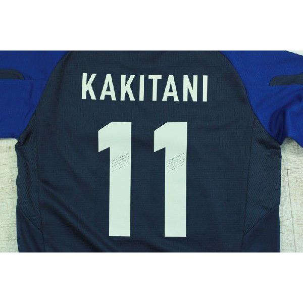 日本代表 13 レプリカ ジュニア ホーム ユニフォーム 半袖 No.11 KAKITANI ジャパンブルー｜sportswholesaler｜02