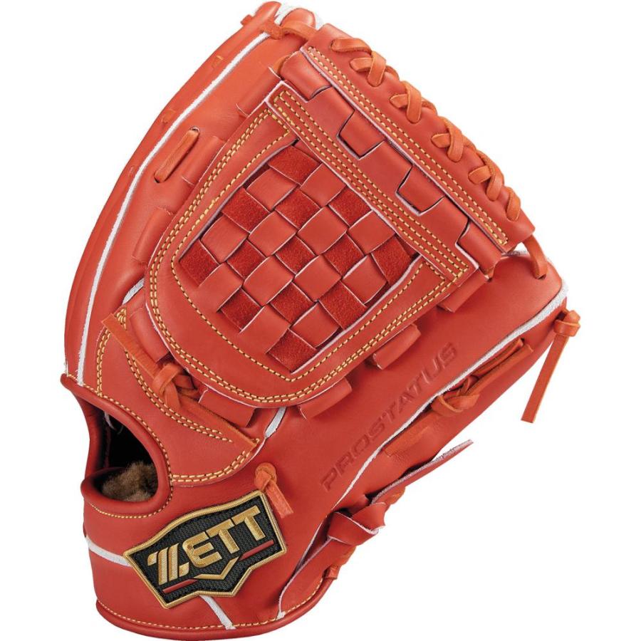 ゼット 硬式用グラブ 源田タイプ オレンジ BPROG560 プロステイタス ゼット 硬式 プロステイタス 源田モデル 二塁手・遊撃手用