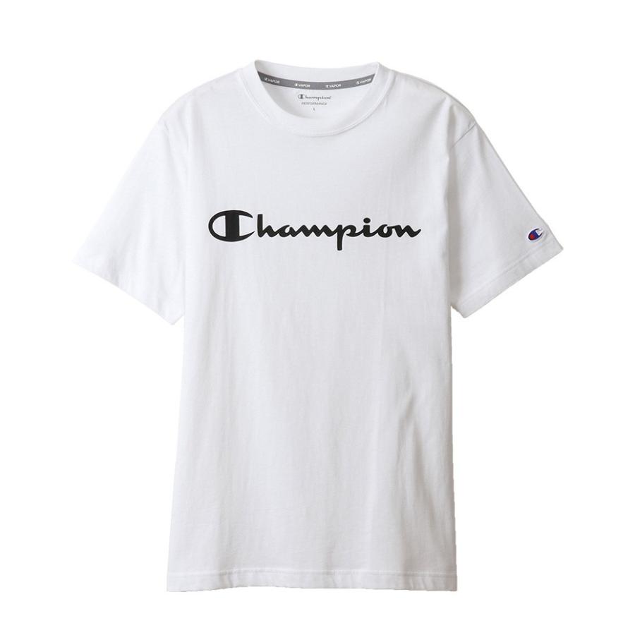 チャンピオン Tシャツ 半袖 スポーツ C3RS308-010 数量は多い メンズ 経典