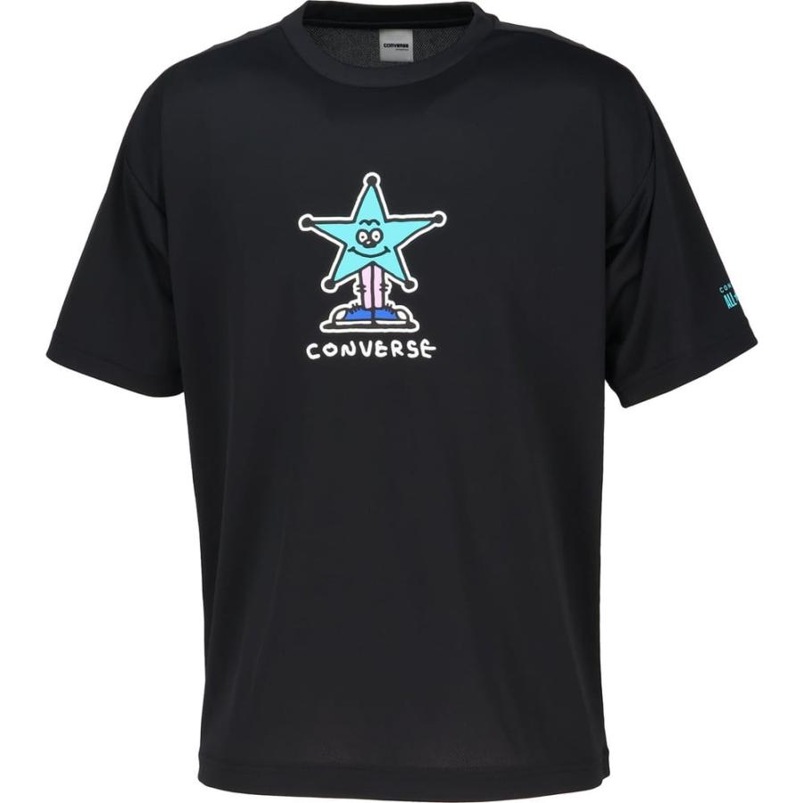 CONVERSE（コンバース） Tシャツ バスケ メンズ ブラック 半袖 Yutaka