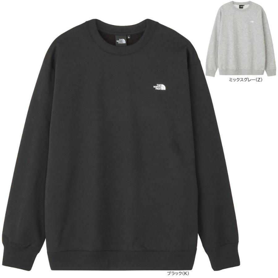 THE NORTH FACE ザ・ノース・フェイス スモールロゴ ヘザー スウェット クルー（ユニセックス） NT62532 / ノースフェイス スウェットシャツ クルーネック メンズ ロゴ 刺繍 ワンポイント 裏起毛 2025AW THE NORTH FACE（ザ ノースフェイス） ノースフェイス スウェット