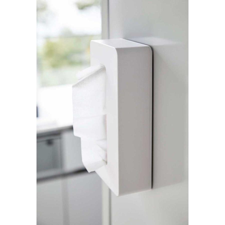 ティッシュケース 山崎実業 tower タワー マグネットコンパクトティッシュケース 5094 ホワイト | tower | 07