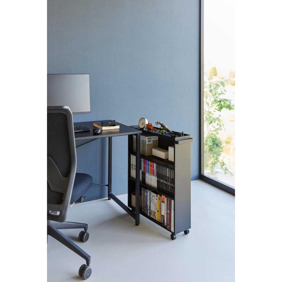 山崎実業(Yamazaki)ハンドル付き隠せる コミックラック ブラック1486 Amazon.co.jp: 山崎実業(Yamazaki) ハンドル付き 隠せる コミック